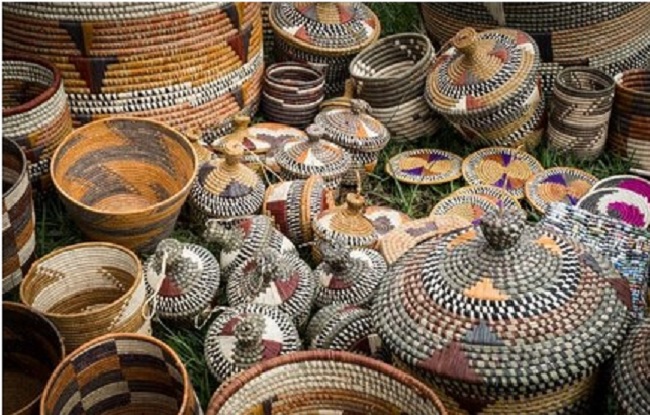 Uganda Art and crafts, Basket weaving