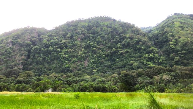 Hot Spa area near Fort Portal